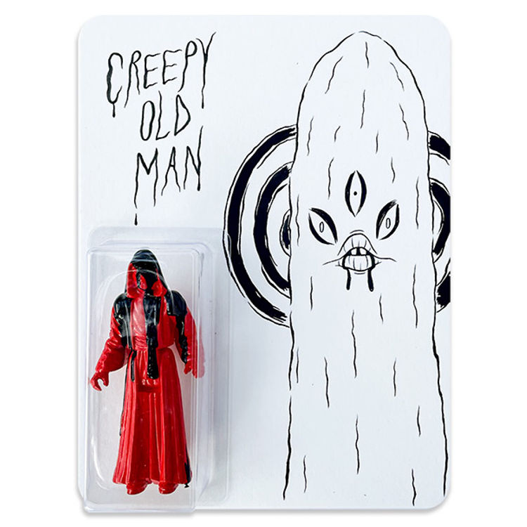 Creepy Old Man (Hand-drawn card back) by Dripface