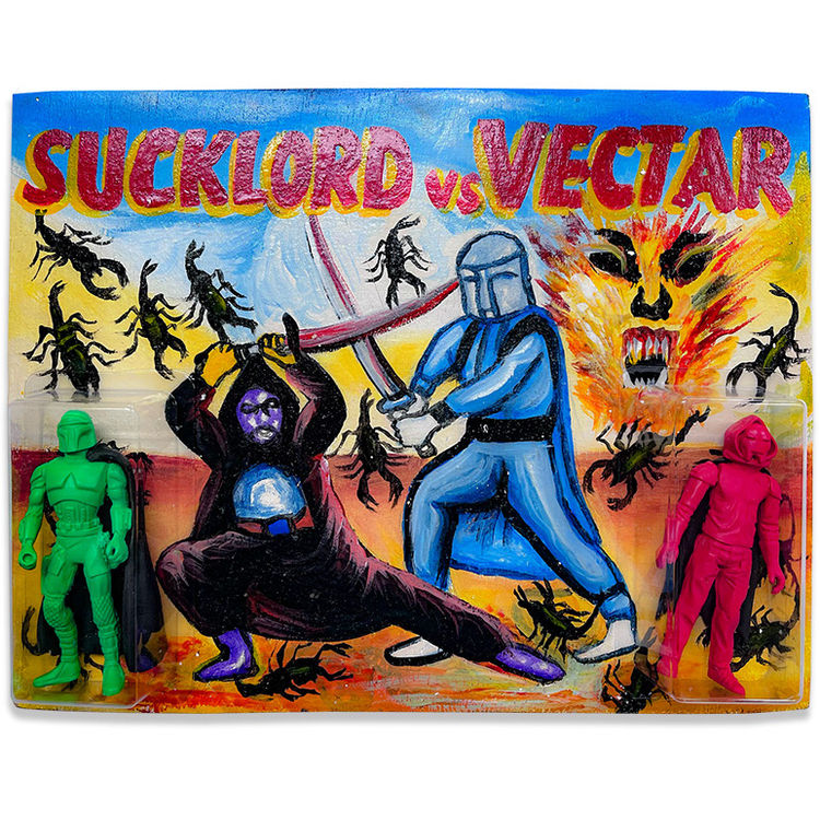 Sucklord vs Vectar (Hand drawn card backs) by Leonardo