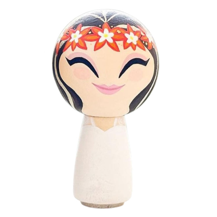 Bride Kokeshi by Art of Pao (Paola Bascon)