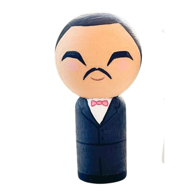 Groom Kokeshi by Art of Pao (Paola Bascon)