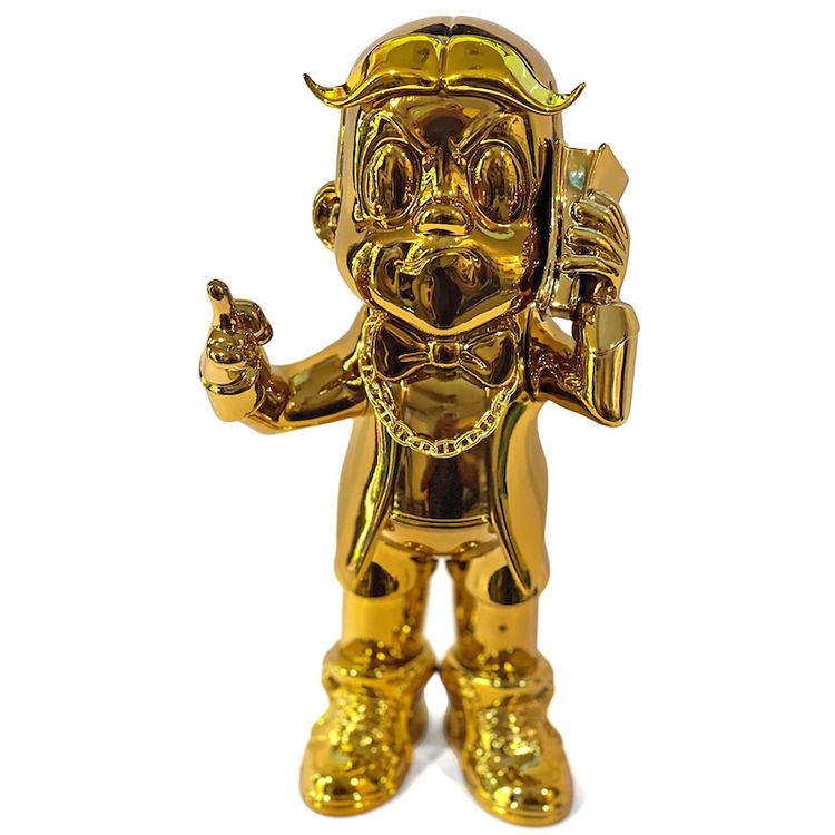 Gold Chrome Rich Boy Money's Calling by Mike Sanchez
