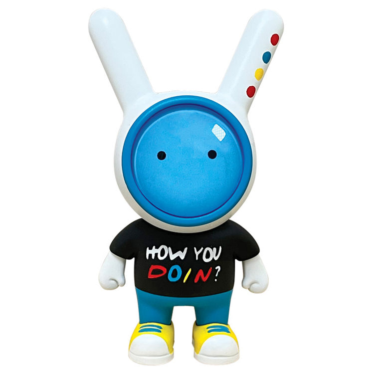 How You Doin Space Rabbit BLUE by Space Rabbit Studio