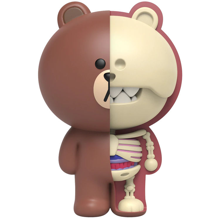 XXRay Plus : 6" Brown : Line Friends by Line Friends (Kang Byeong Mok)