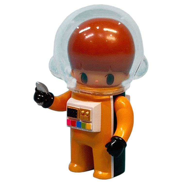 Astronaut Orange Black by Itokin Park