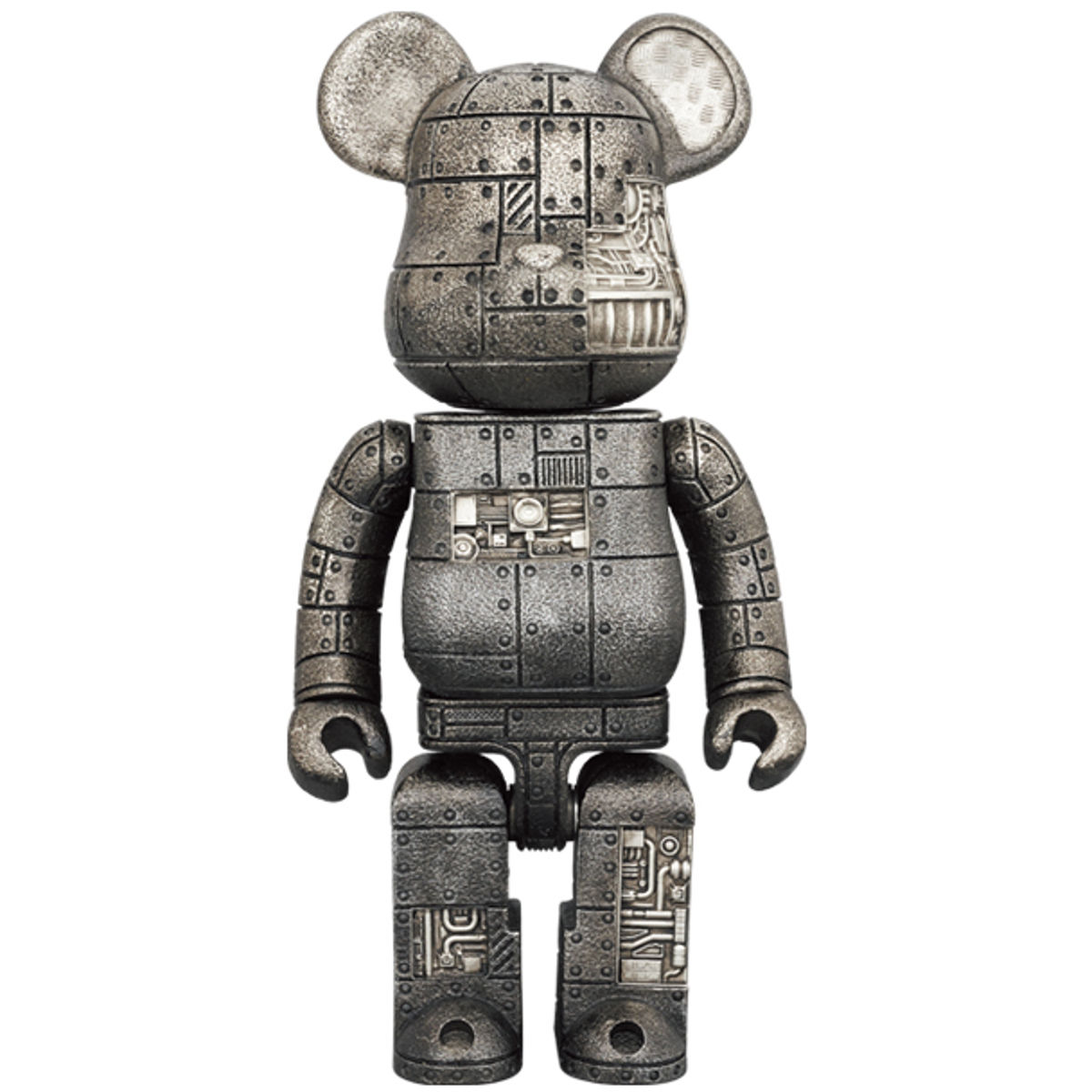 400% Coal Black Steampunk Royal Selangor Be@rbrick