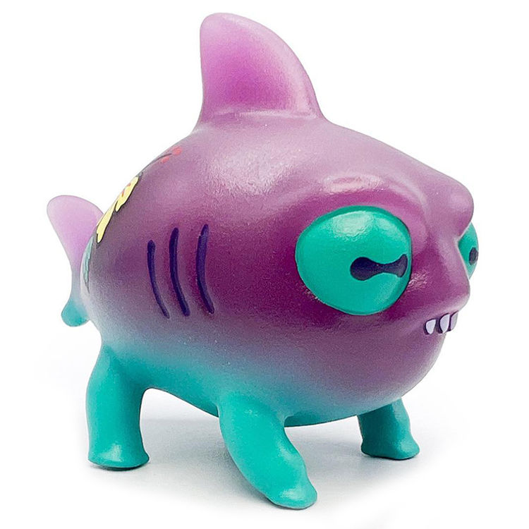 glow purple hibiscus Swamp Shark by Ghost Fox Toys