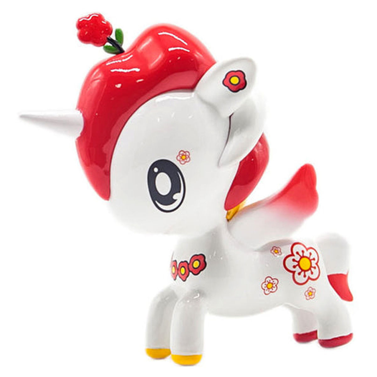 Red Flower Sofubi Unicorno