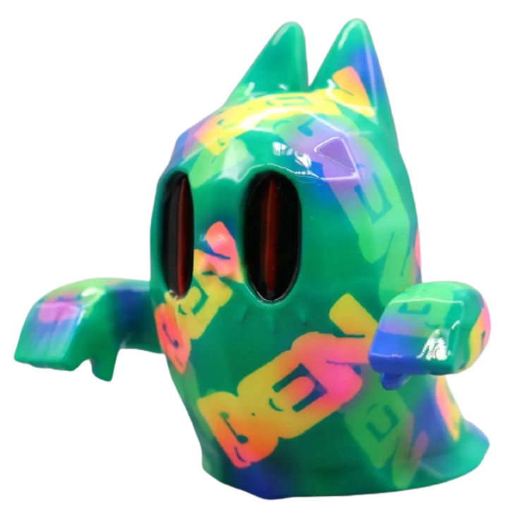 Neon Ben the Ghost Cat Custom by Painter-Net (Toshihiko Ito)