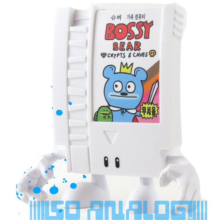 Bossy Bear White by David Horvath
