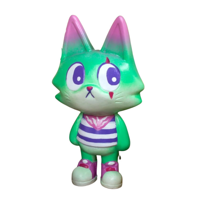 Minty Yokai Forest Wananeko by Cristina Ravenna