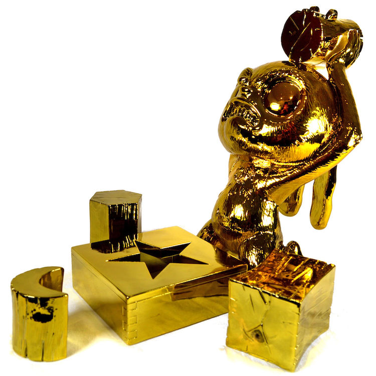 Gold Candy Wrapper What the Effing Eff!? by The Chung (Dave Chung)