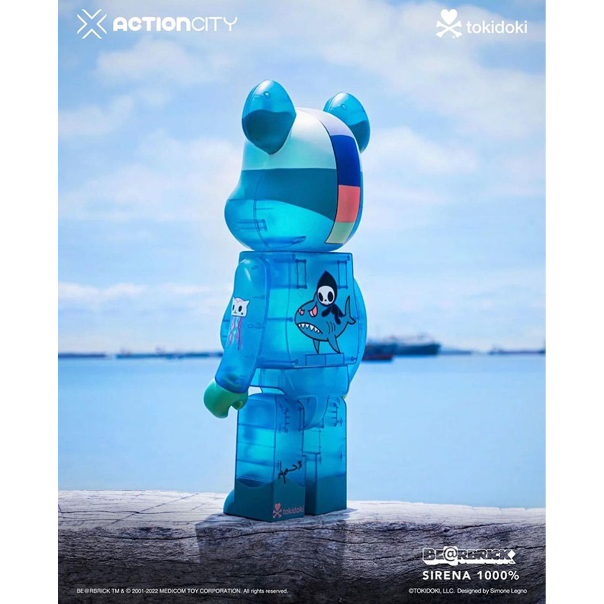 1000% Sirena Bearbrick