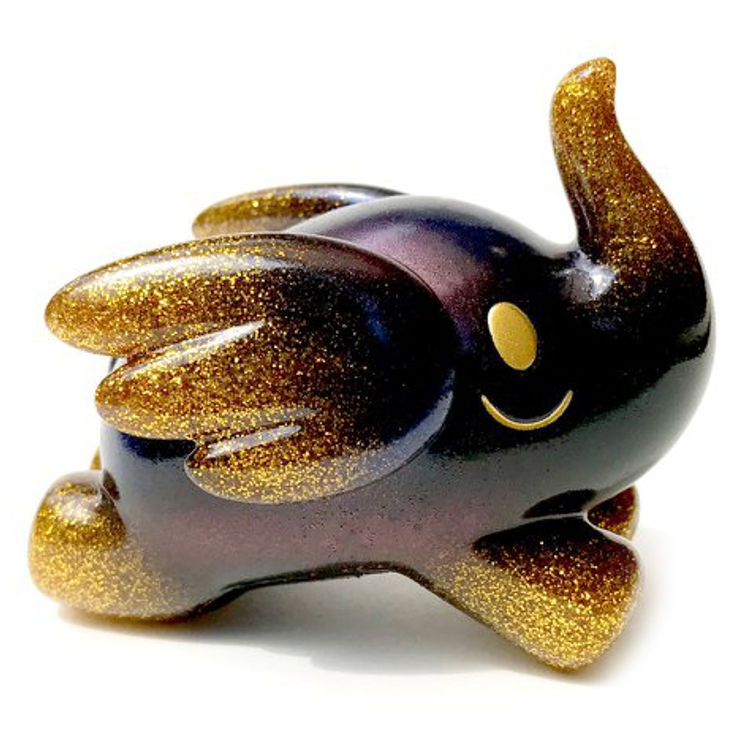 Jumping Elfie Black Gold Glitter by Too Natthapong