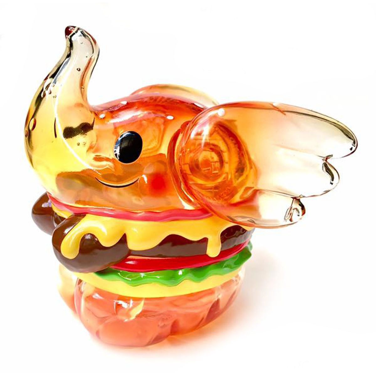 6" Clear Jumbo Burger Elfie (TTE '19)