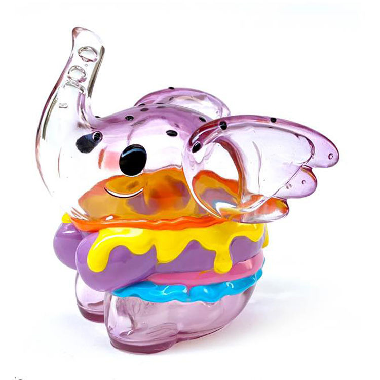 Burger Elfie Purple Clear Pattie (Solid Center) by Too Natthapong