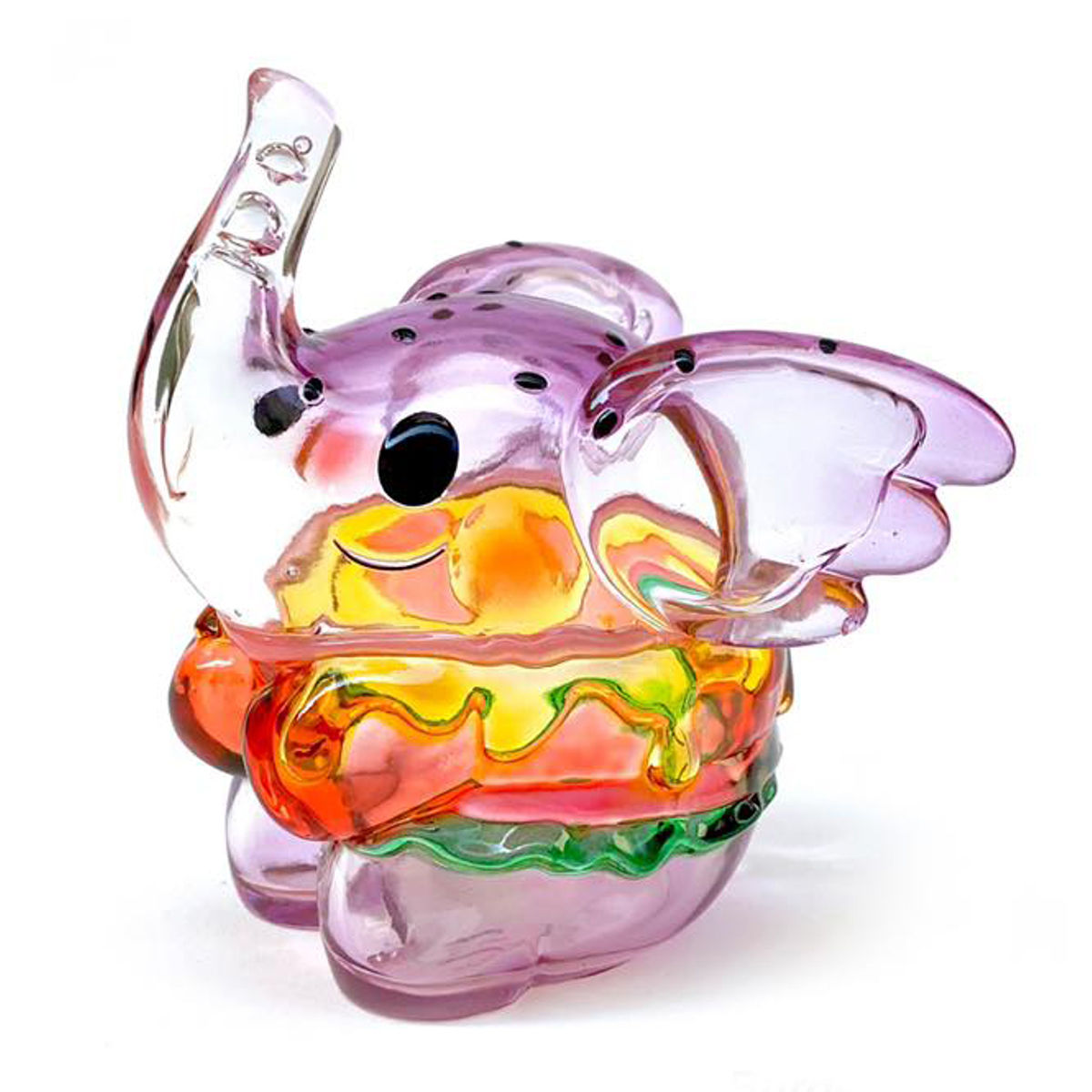 Burger Elfie Purple Clear