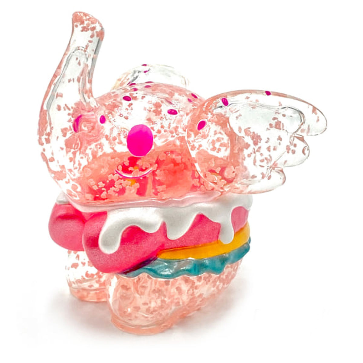 Burger Elfie Cherry Blossom GID Clear