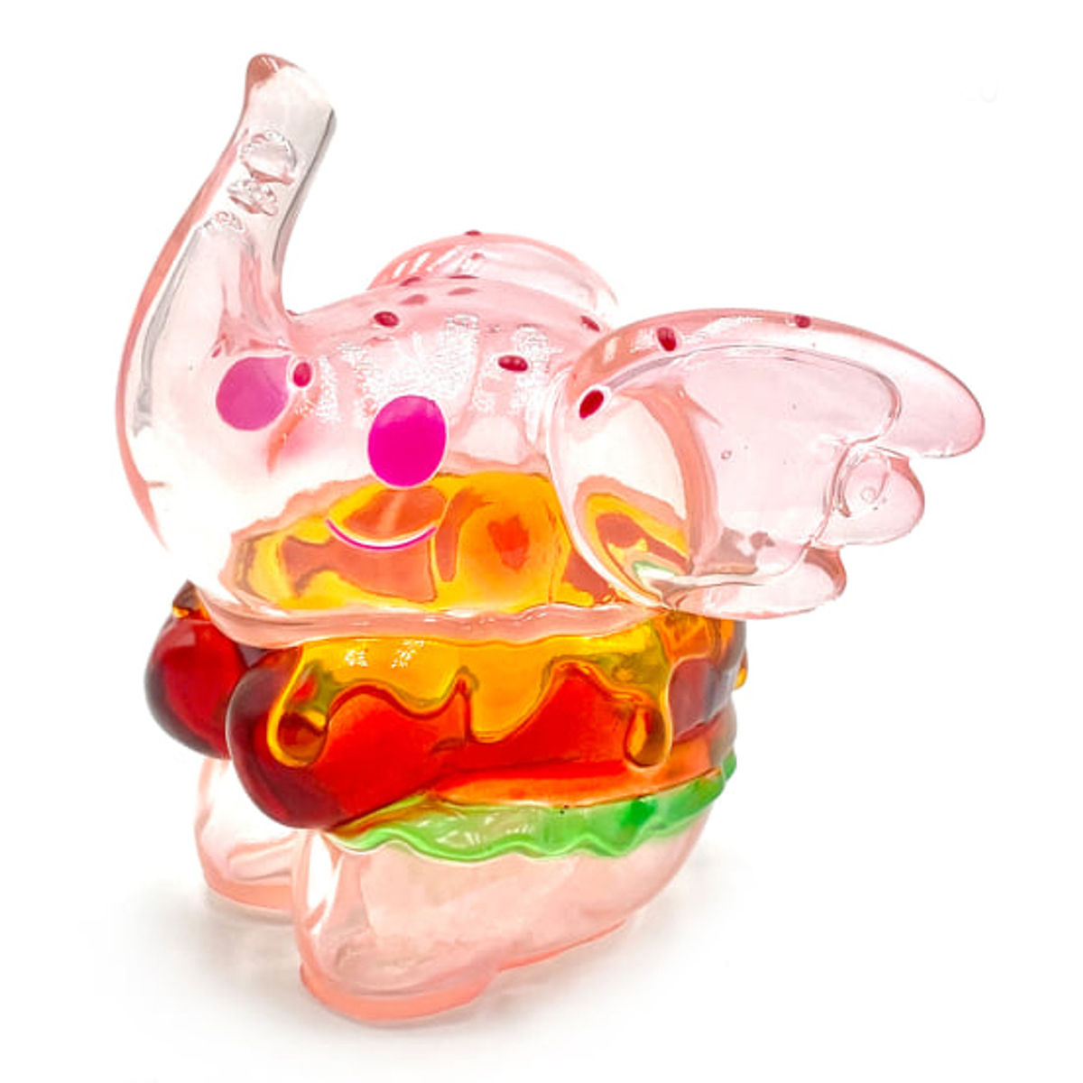 Burger Elfie Cherry Blossom Clear Crystal