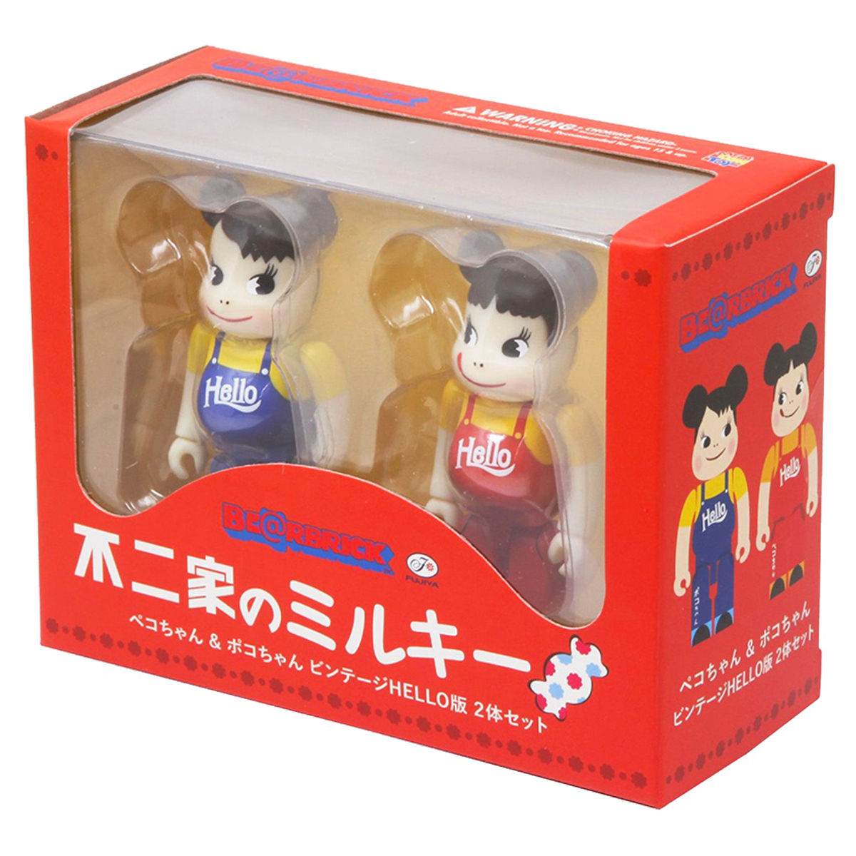 100% Peko-chan & Poco-chan Be@rbrick (Set)