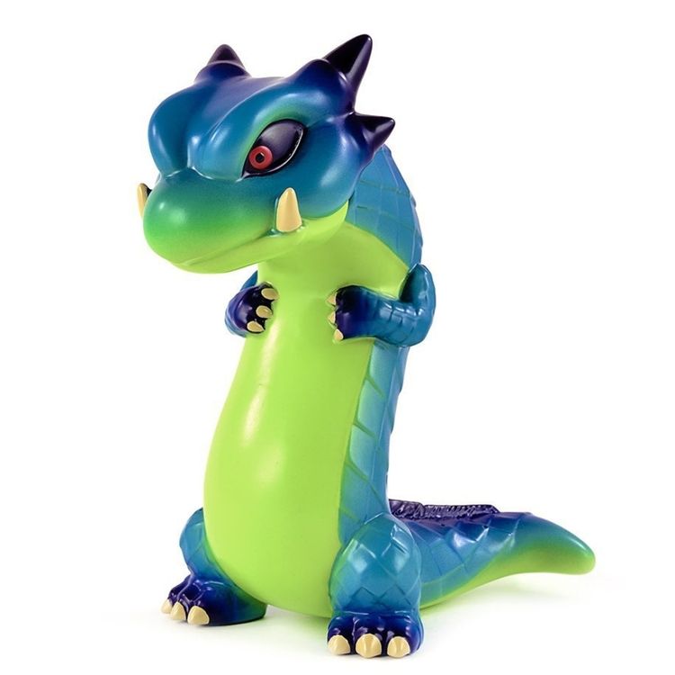 Green Blue Baby Bop Dragon by Shifty