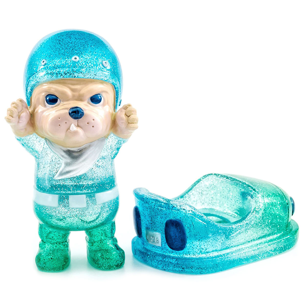 Blue Splash Mitt