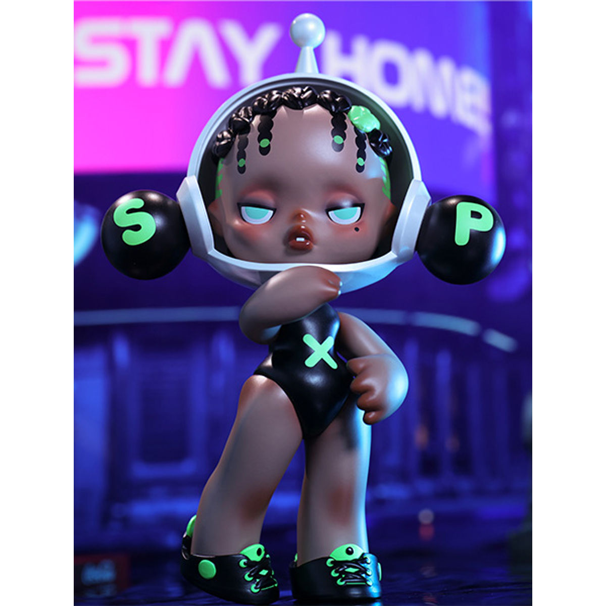 Skullpanda OOTD Planet Green