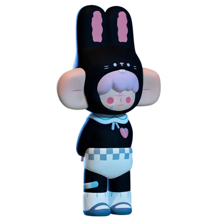 Sad Black Rabbit by F.UN (Finding Unicorn)