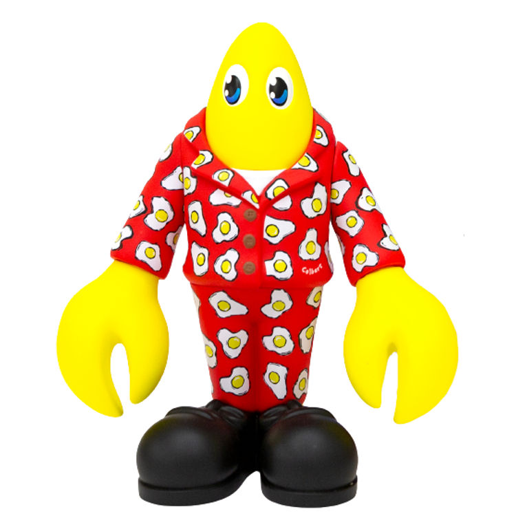 Red Suit Yellow Lobster by Philip Colbert