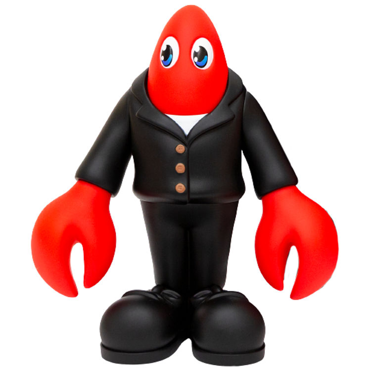Black Suit Red Lobster by Philip Colbert