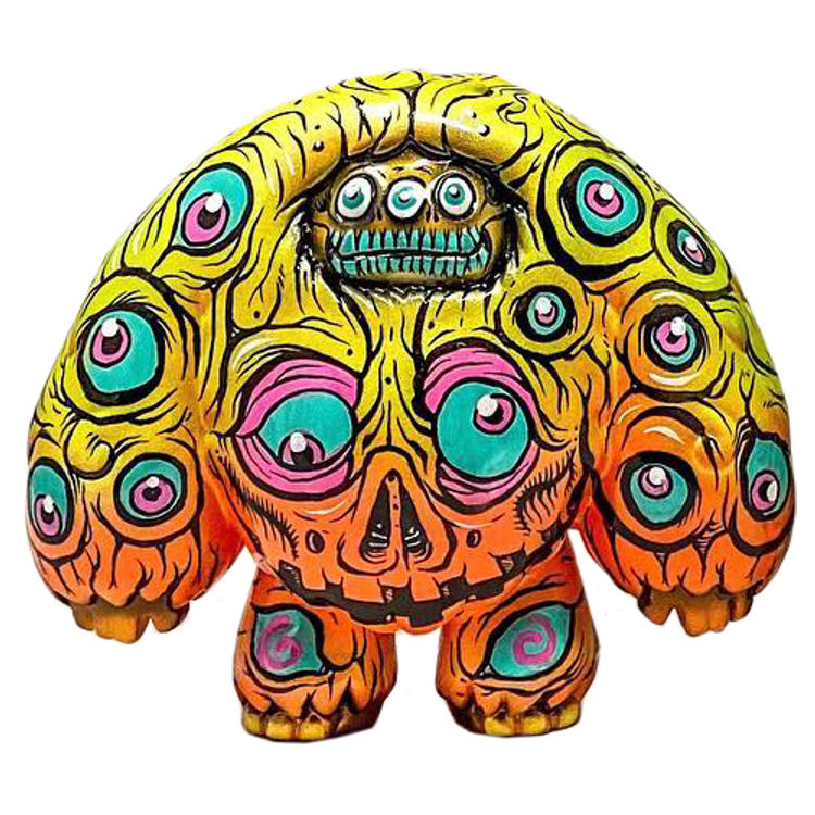 Chomp Triclops Yellow Orange by Evil Dave