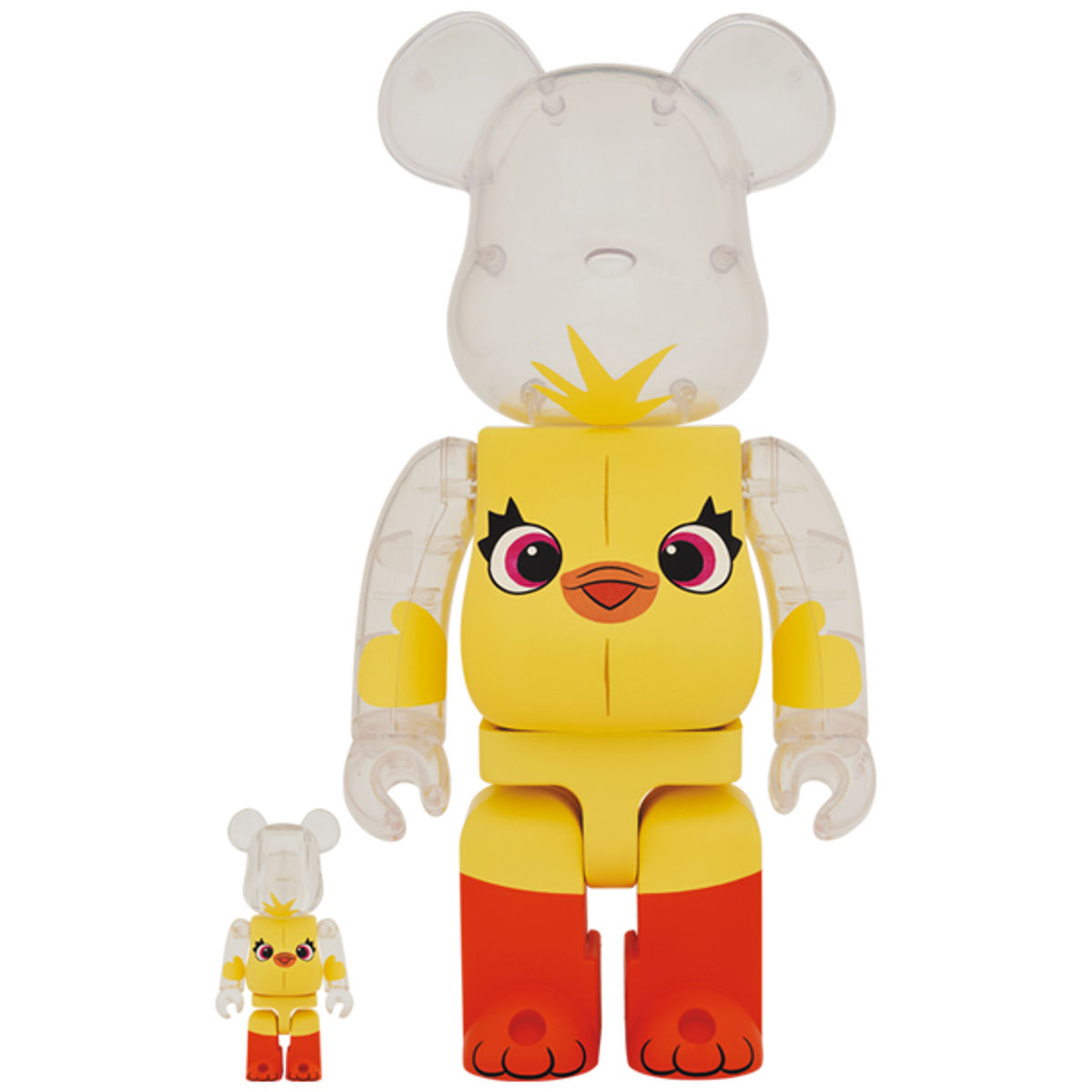 100% + 400% Ducky Be@rbrick : Toy Story (Set)