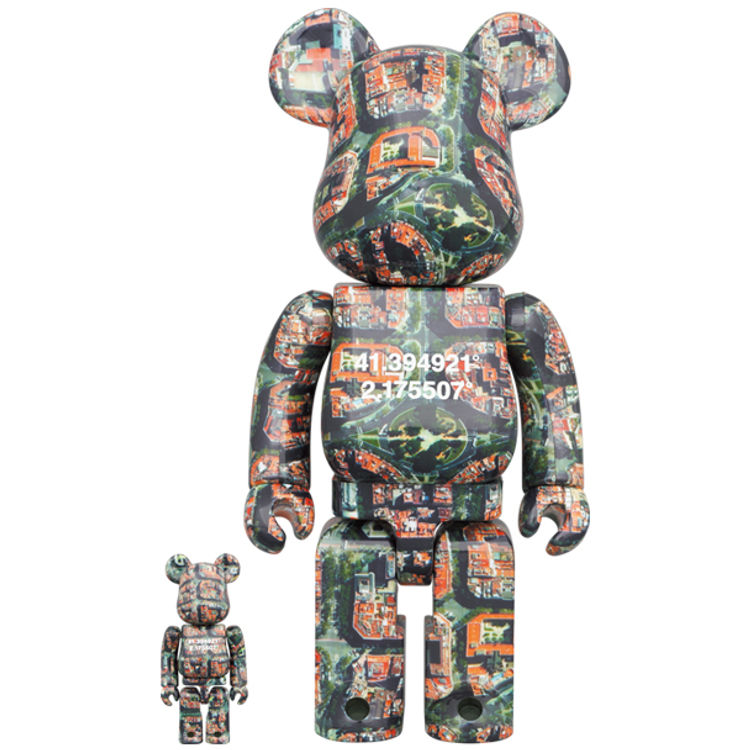 100% + 400% Barcelona Overview Be@rbrick (Set) by Benjamin Grant