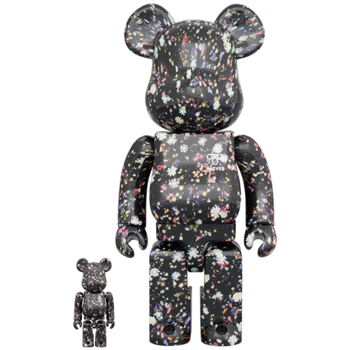 100% + 400% Black Anever Be@rbrick (Set)