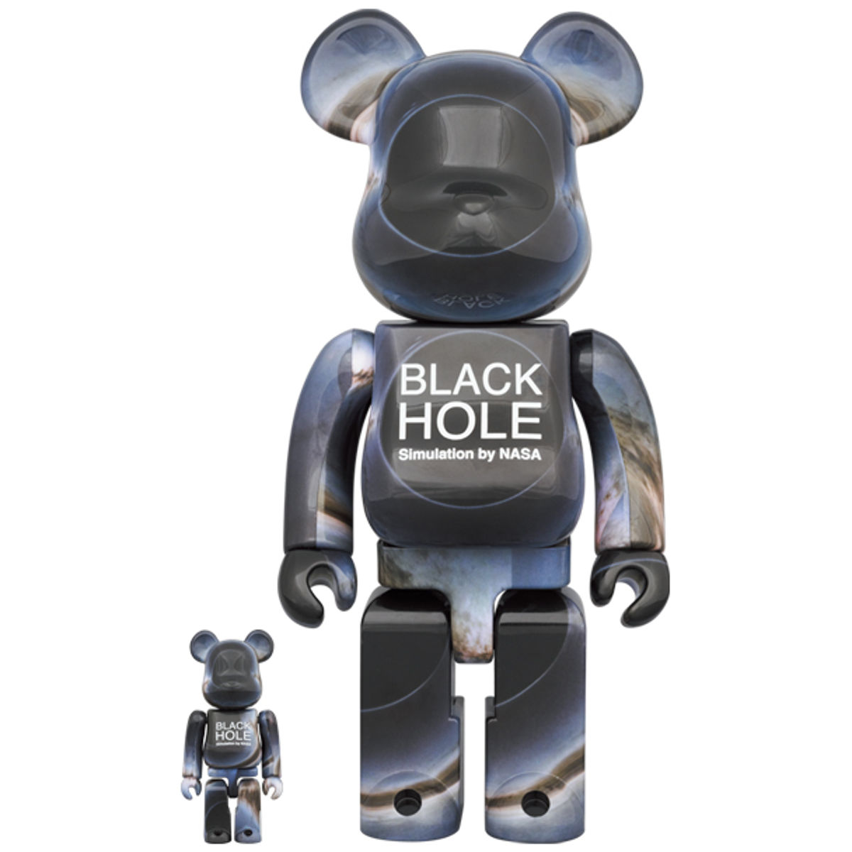100% + 400% Black Hole Be@rbrick (Set)