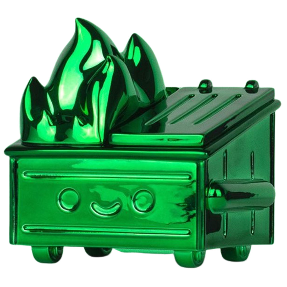 Green Chrome Dumpster Fire (Kickstarter Exclusive)