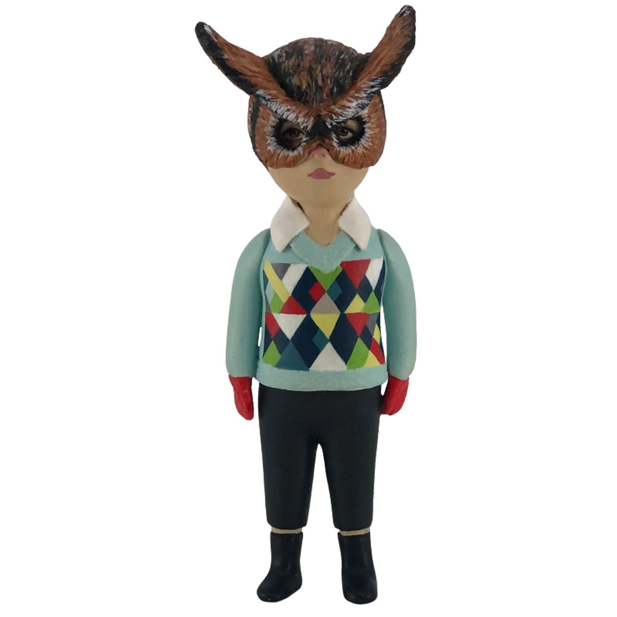 Blue Sweater Owl Kiddo