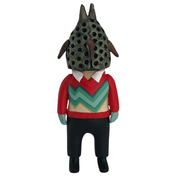 Red Sweater Protist Kiddo by Doubleparlour