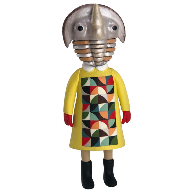 Yellow Dress Trlobite Kiddo by Doubleparlour