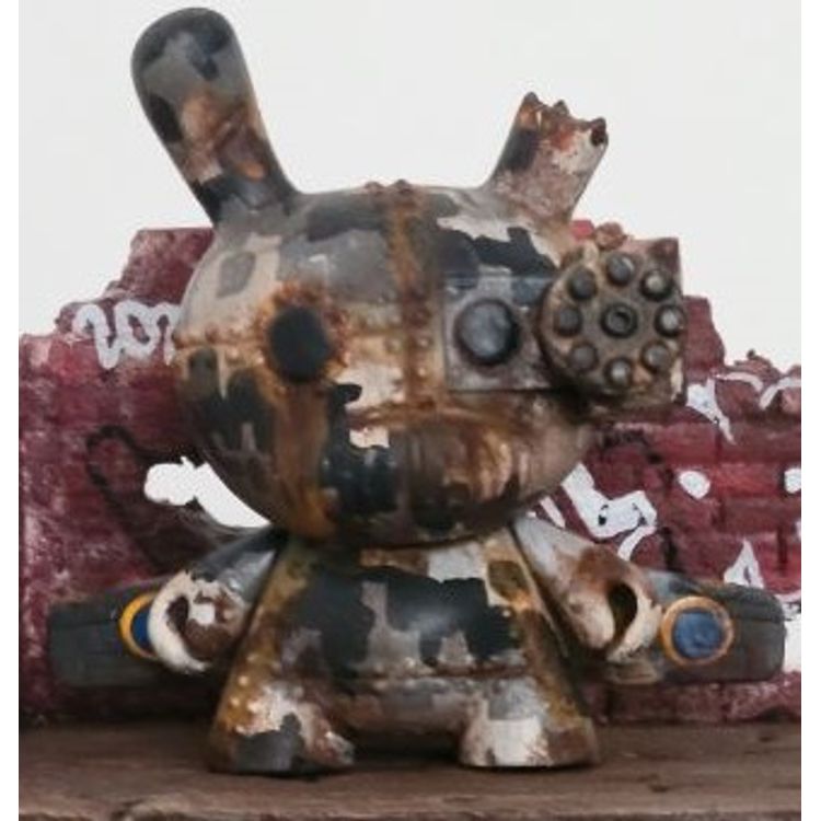 3" Custom Dunny: Ghost of Kyiv by DrilOne