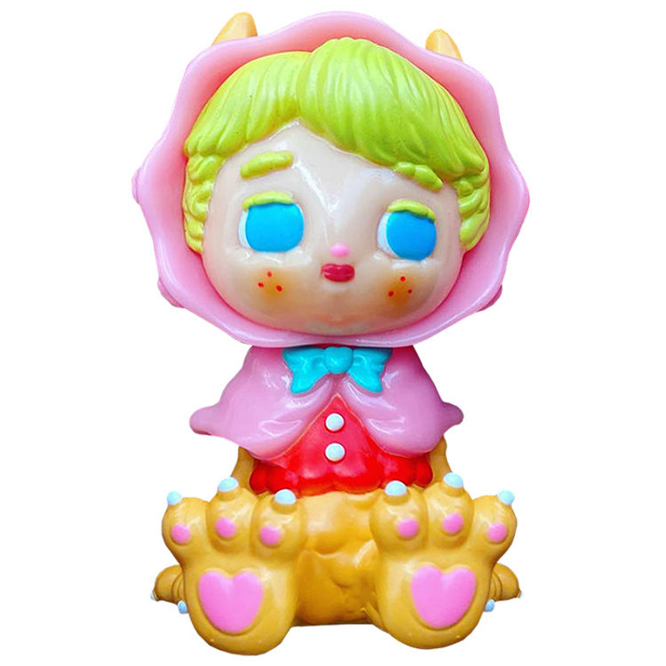 Pink Baby Hood by Miloza Ma