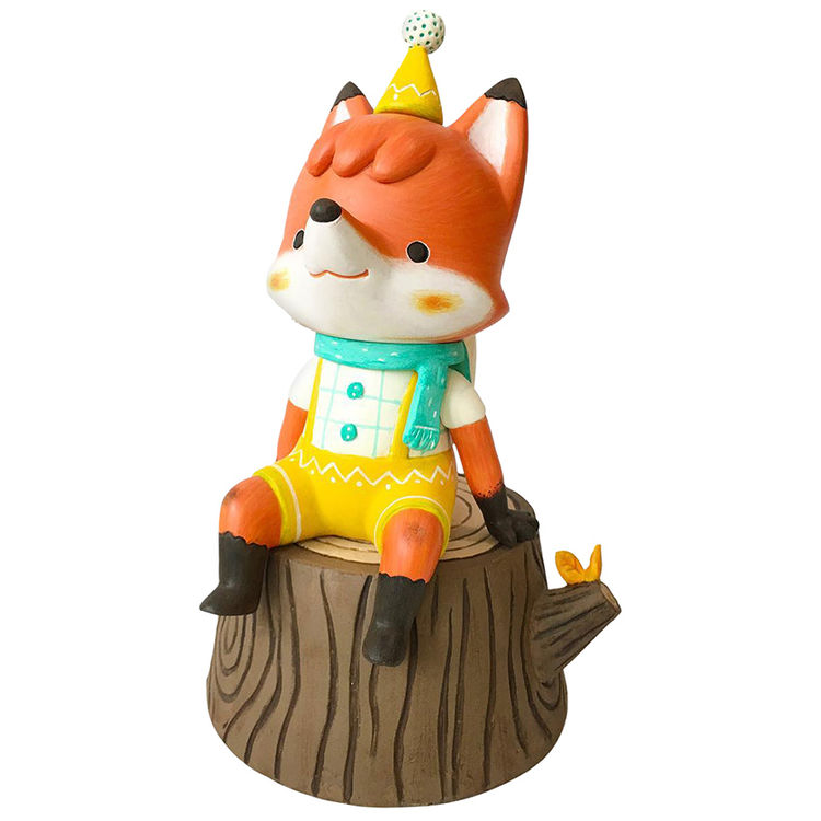 Little Yellow Hat Flower Fox by La La Woodland (Knoa Chung)