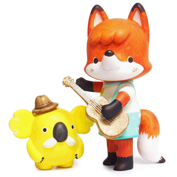 Flower Fox & Uncle Ko (TTF '17) by La La Woodland (Knoa Chung)