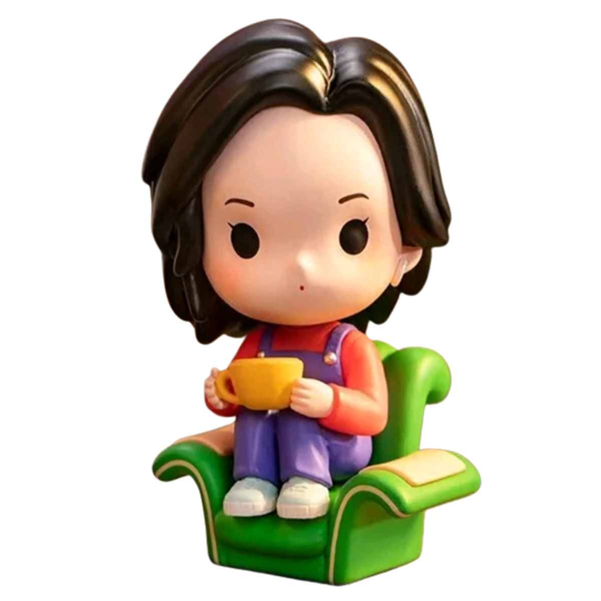 Monica and Decaf Capuchino