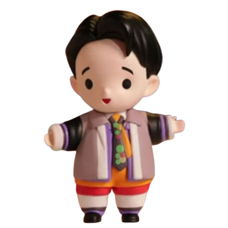 Joey wearing Chandlers Clothes by POP MART