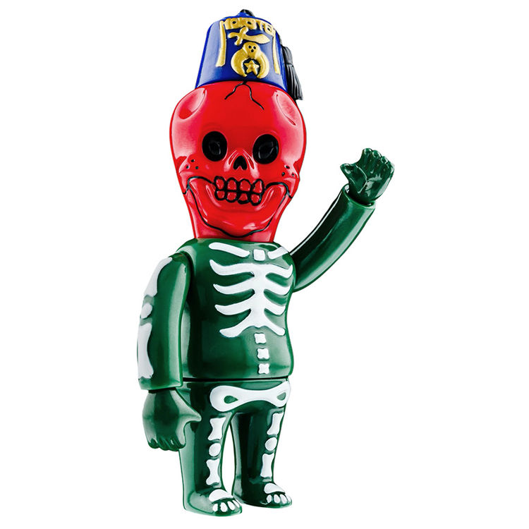 Mini Bonehead Green by Knuckle (Little Chop Design)