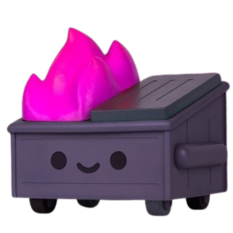 Smog Pink Dumpster Fire Party (Kickstarter Exclusive) by 100% Soft