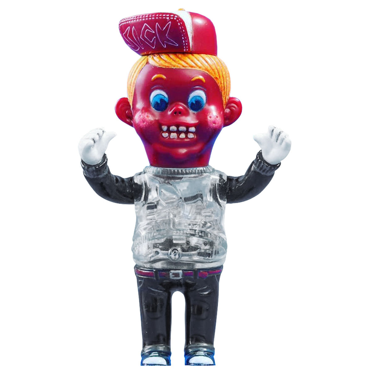 Mini Sick Boy Red Clear Body Painted