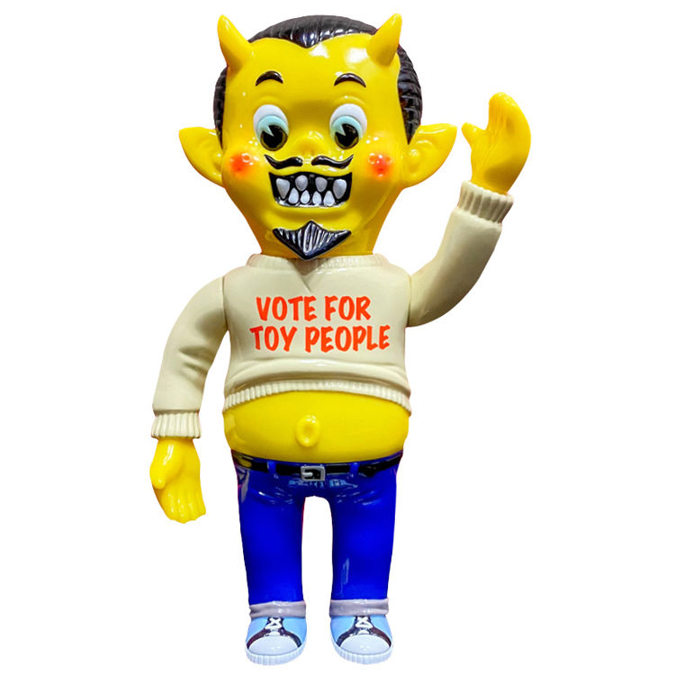 Lil Diablo Vote for Toy People by Knuckle (Little Chop Design)