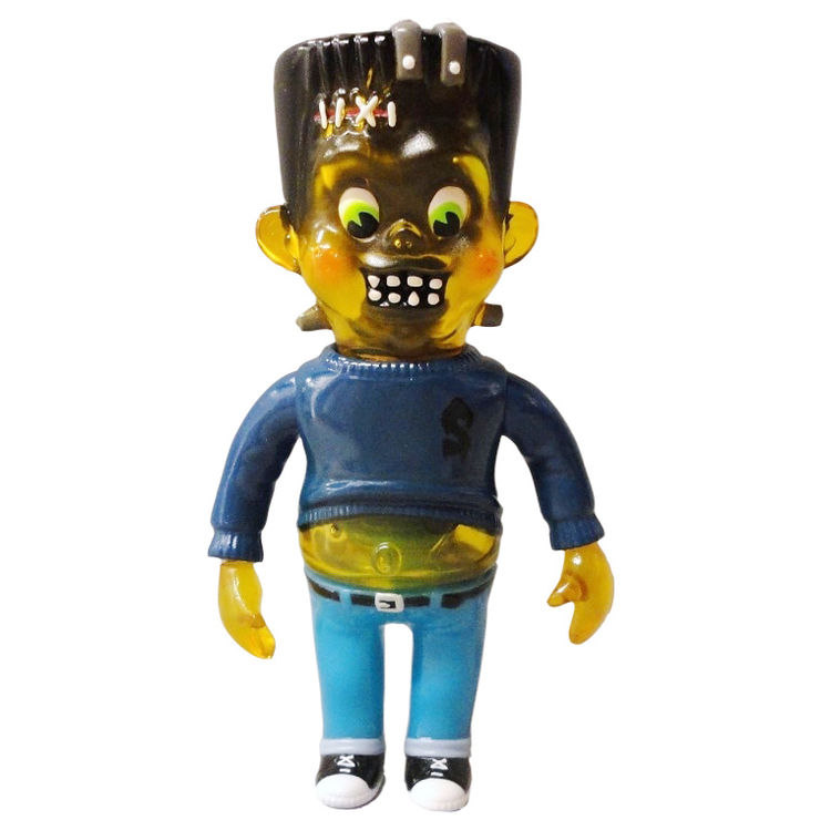 Mini Lil Franky Clear Yellow (Blue Shirt) by Knuckle (Little Chop Design)