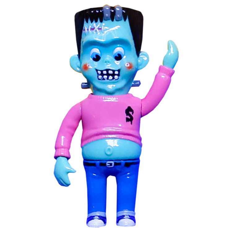 Mini Lil Franky Blue Pink by Knuckle (Little Chop Design)